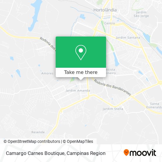 Camargo Carnes Boutique map