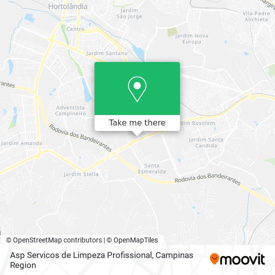 Asp Servicos de Limpeza Profissional map