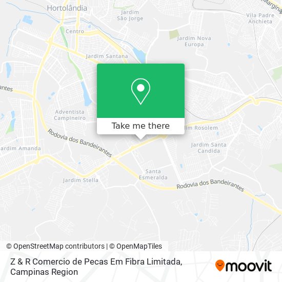 Z & R Comercio de Pecas Em Fibra Limitada map