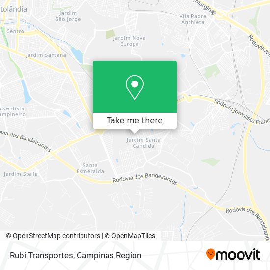 Rubi Transportes map