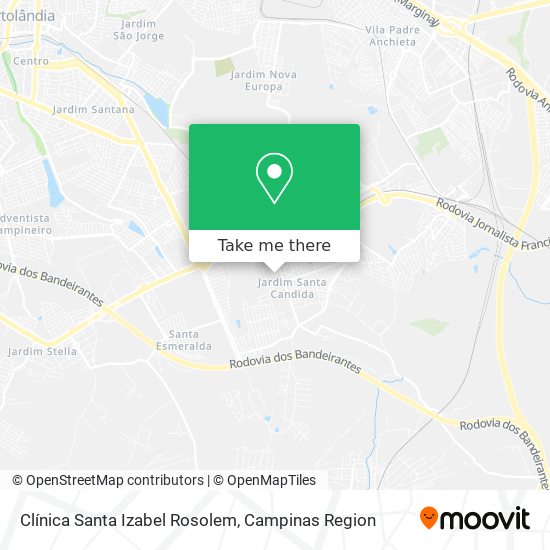 Clínica Santa Izabel Rosolem map