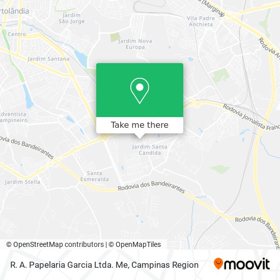 R. A. Papelaria Garcia Ltda. Me map