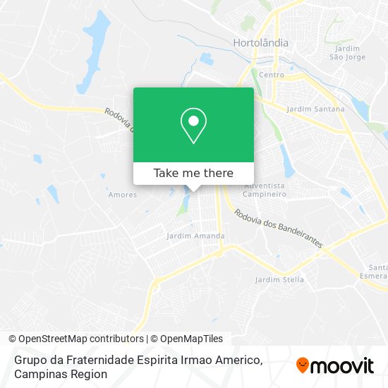 Grupo da Fraternidade Espirita Irmao Americo map