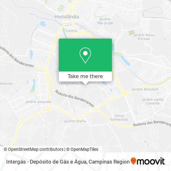 Intergás - Depósito de Gás e Água map