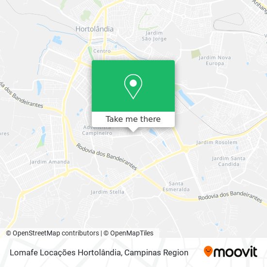 Lomafe Locações Hortolândia map