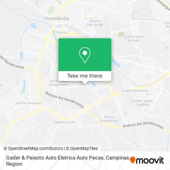 Mapa Gader & Peixoto Auto Eletrica Auto Pecas