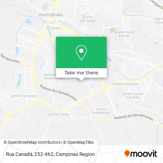 Rua Canadá, 252-462 map