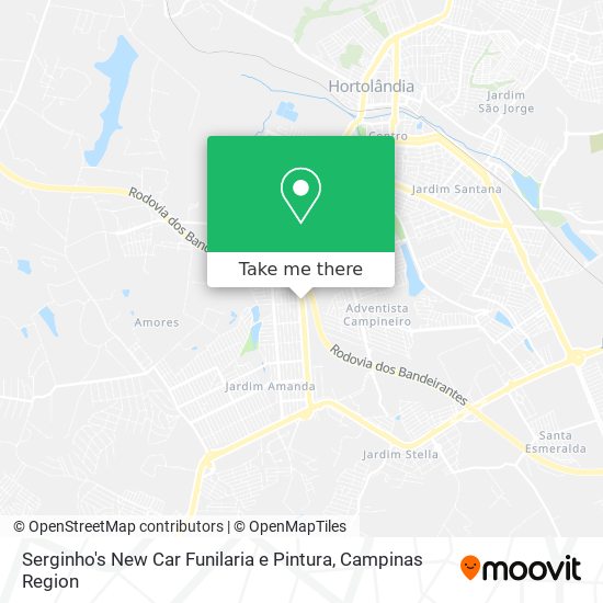 Serginho's New Car Funilaria e Pintura map