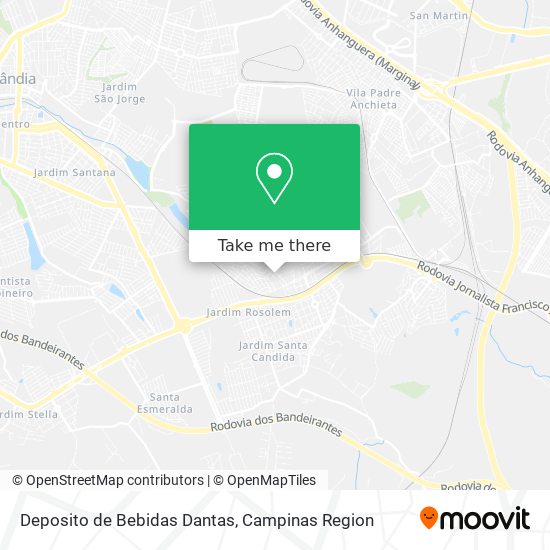 Deposito de Bebidas Dantas map