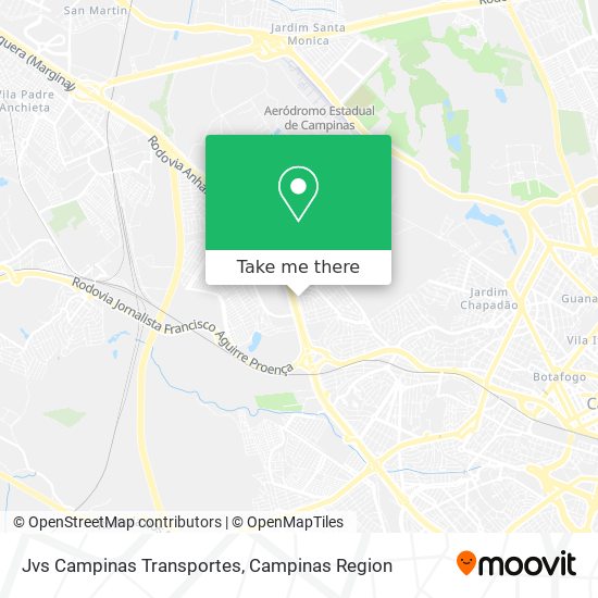 Mapa Jvs Campinas Transportes