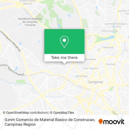 Gznm Comercio de Material Basico de Construcao map