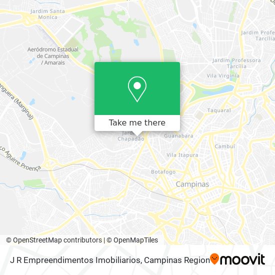 Mapa J R Empreendimentos Imobiliarios