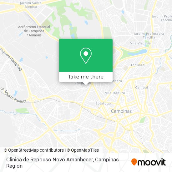 Clinica de Repouso Novo Amanhecer map