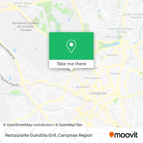 Mapa Restaurante Guindôla Grill