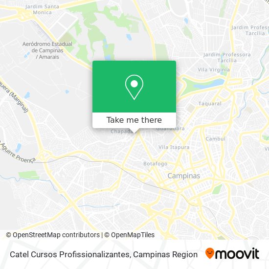 Catel Cursos Profissionalizantes map