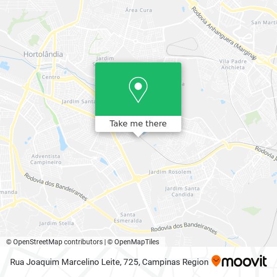 Rua Joaquim Marcelino Leite, 725 map