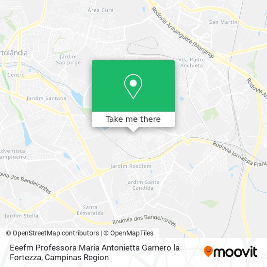 Eeefm Professora Maria Antonietta Garnero la Fortezza map