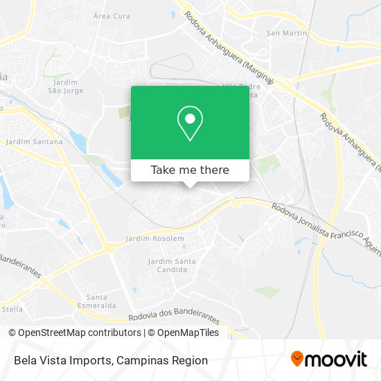 Mapa Bela Vista Imports