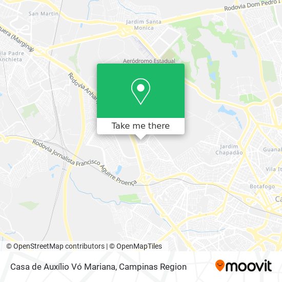Casa de Auxílio Vó Mariana map