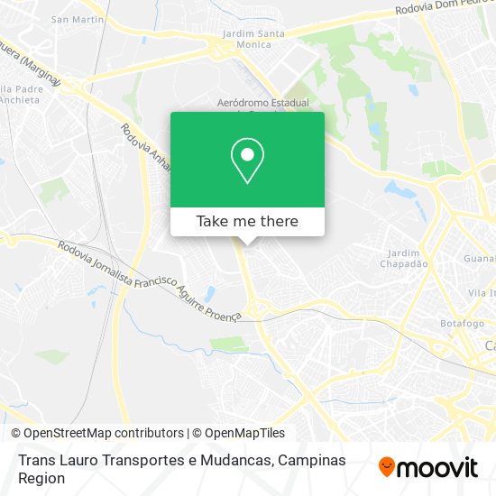 Trans Lauro Transportes e Mudancas map