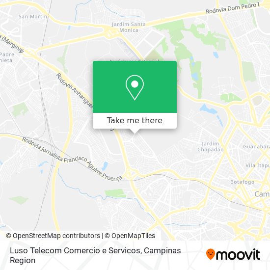 Luso Telecom Comercio e Servicos map