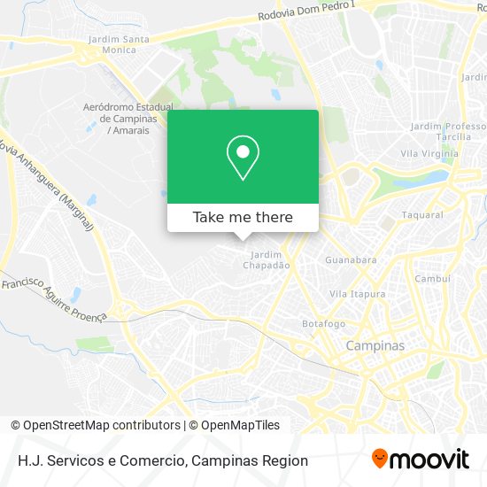 H.J. Servicos e Comercio map