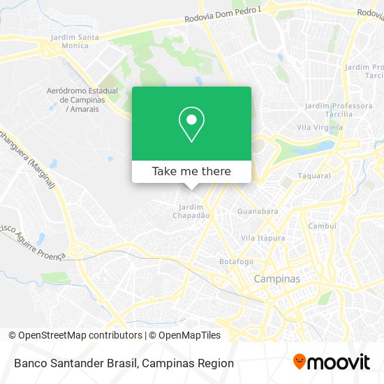 Banco Santander Brasil map