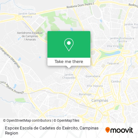 Espcex Escola de Cadetes do Exército map