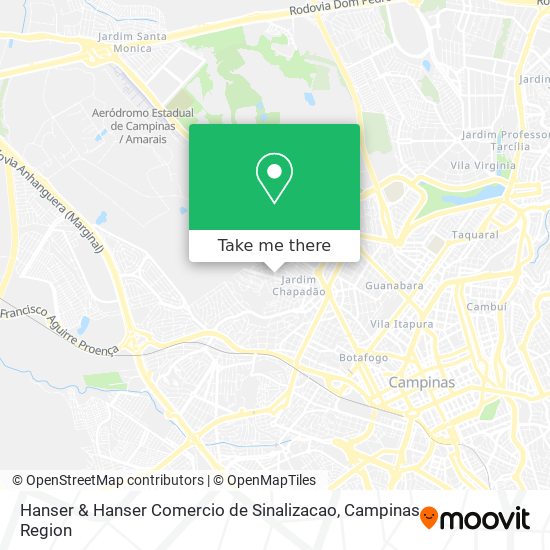 Hanser & Hanser Comercio de Sinalizacao map