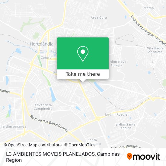 LC AMBIENTES MOVEIS PLANEJADOS map