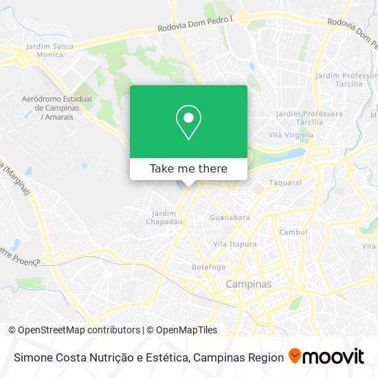 Simone Costa Nutrição e Estética map