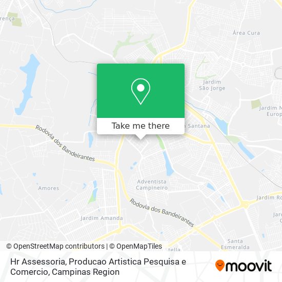 Hr Assessoria, Producao Artistica Pesquisa e Comercio map