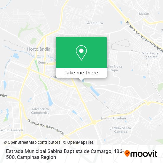 Estrada Municipal Sabina Baptista de Camargo, 486-500 map
