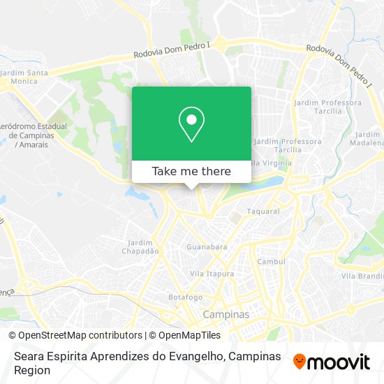 Seara Espirita Aprendizes do Evangelho map