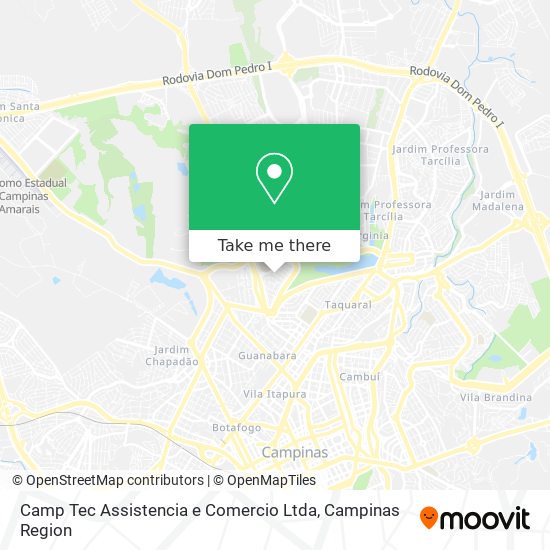 Camp Tec Assistencia e Comercio Ltda map