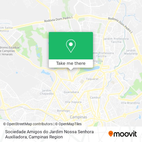 Mapa Sociedade Amigos do Jardim Nossa Senhora Auxiliadora