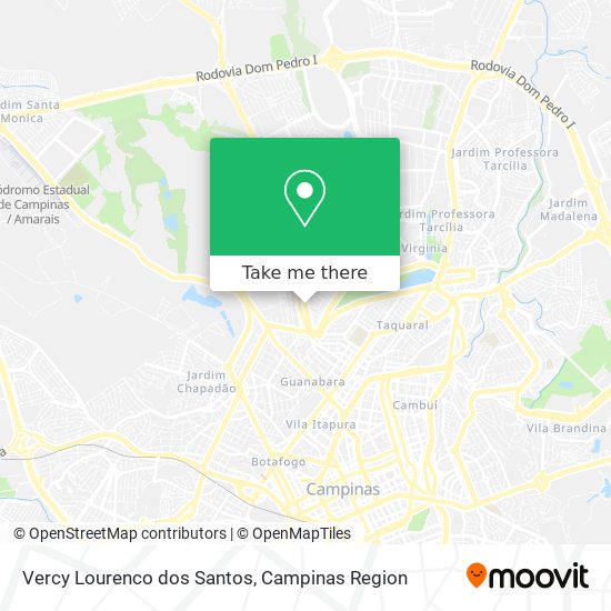 Vercy Lourenco dos Santos map