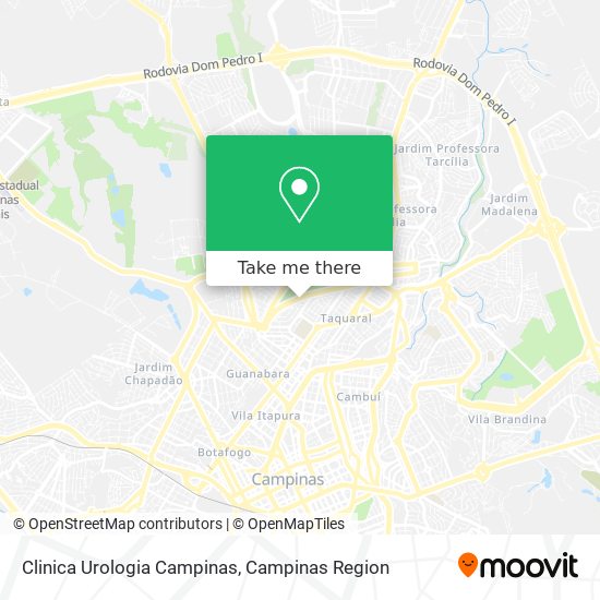 Clinica Urologia Campinas map