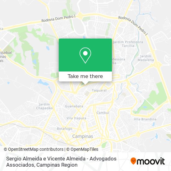 Sergio Almeida e Vicente Almeida - Advogados Associados map