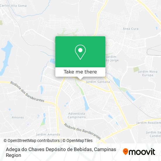 Adega do Chaves Depósito de Bebidas map