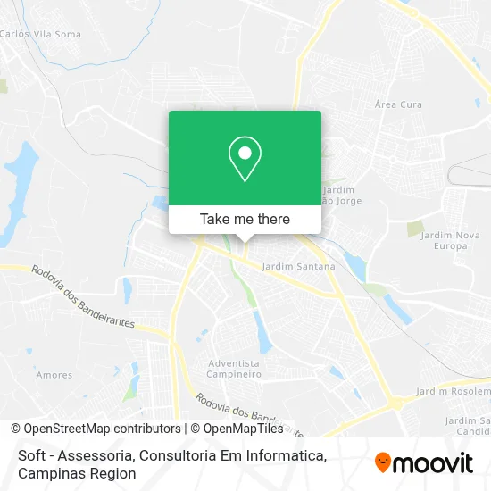 Soft - Assessoria, Consultoria Em Informatica map