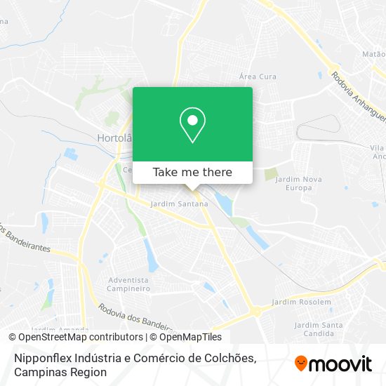 Nipponflex Indústria e Comércio de Colchões map