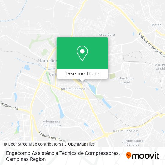 Engecomp Assistência Técnica de Compressores map