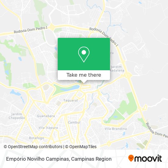 Empório Novilho Campinas map