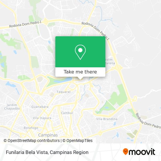 Funilaria Bela Vista map