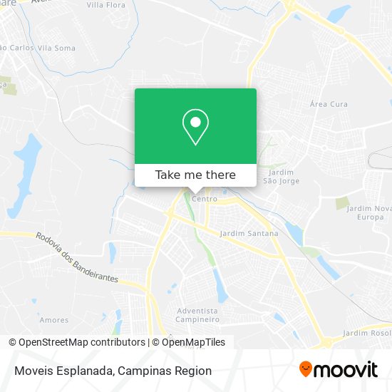 Moveis Esplanada map