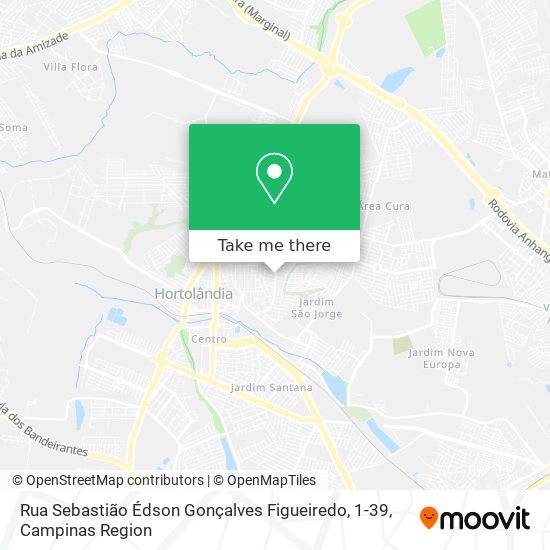 Rua Sebastião Édson Gonçalves Figueiredo, 1-39 map