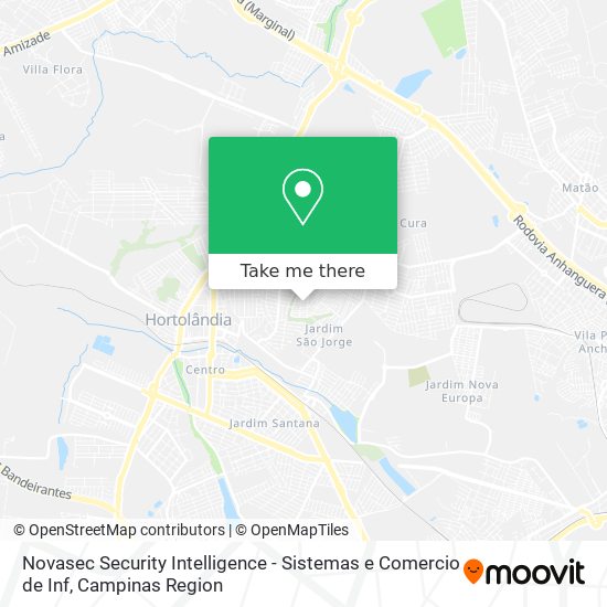 Novasec Security Intelligence - Sistemas e Comercio de Inf map