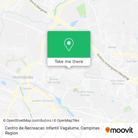 Centro de Recreacao Infantil Vagalume map