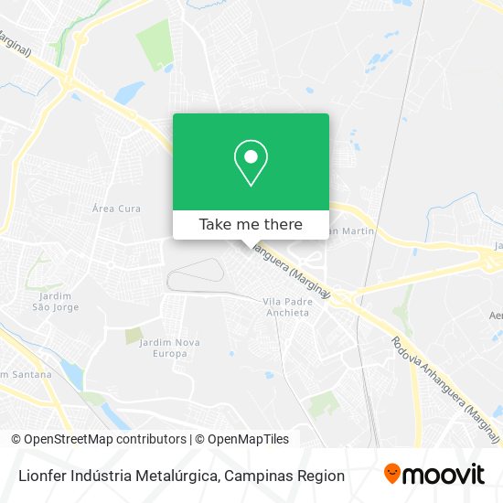 Lionfer Indústria Metalúrgica map